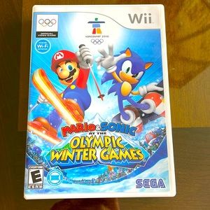 Mario and sonic at the Olympic Winter games Vancouver 2010 Nintendo Wii by Sega